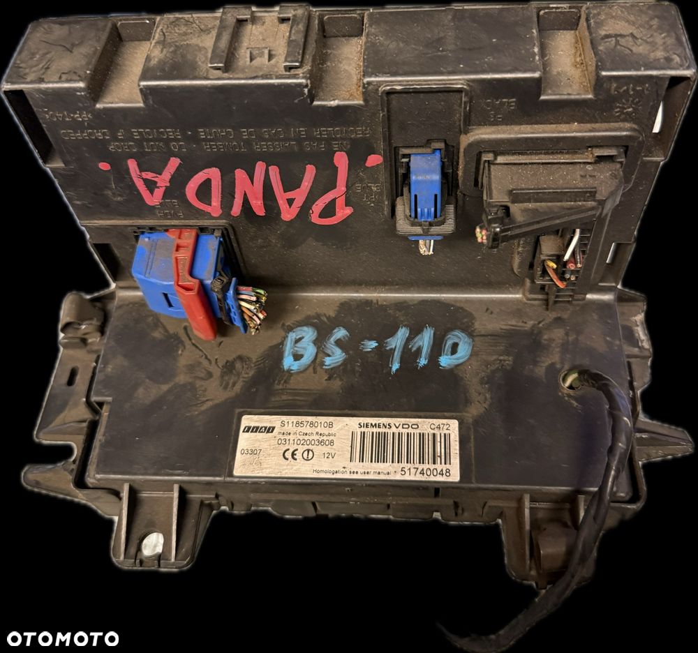 Sterownik Moduł Komfortu ECU Fiat 51740048 - 1