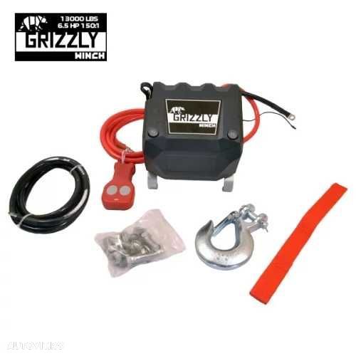 Troliu electric 12V rapid Off-Road 5897kg (13000lbs) Grizzly Winch - 3