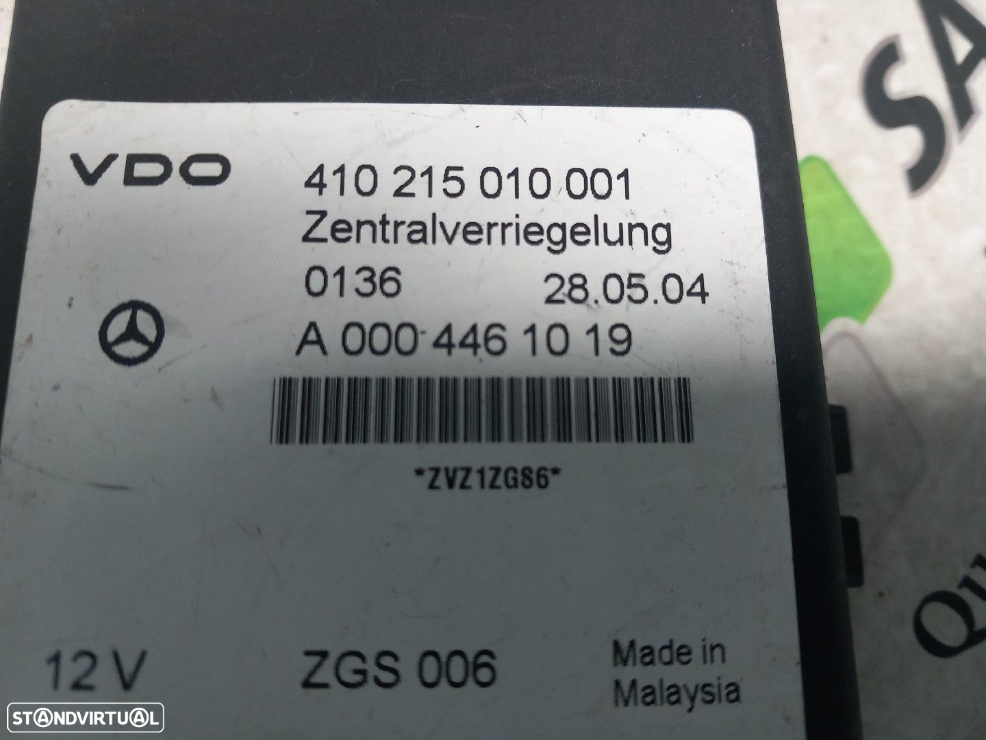 Módulo Eletrónico Mercedes-Benz Vito Autocarro (638) - 4