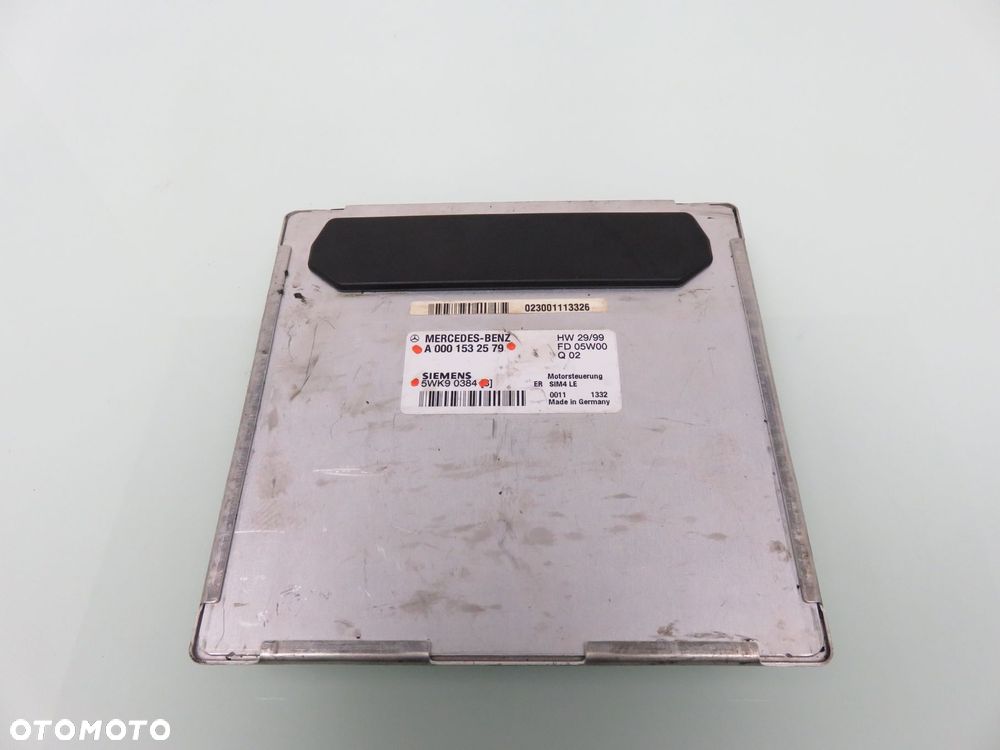 STEROWNIK MERCEDES W203 C 200 Kompressor A0001532579 5WK90384 - 1