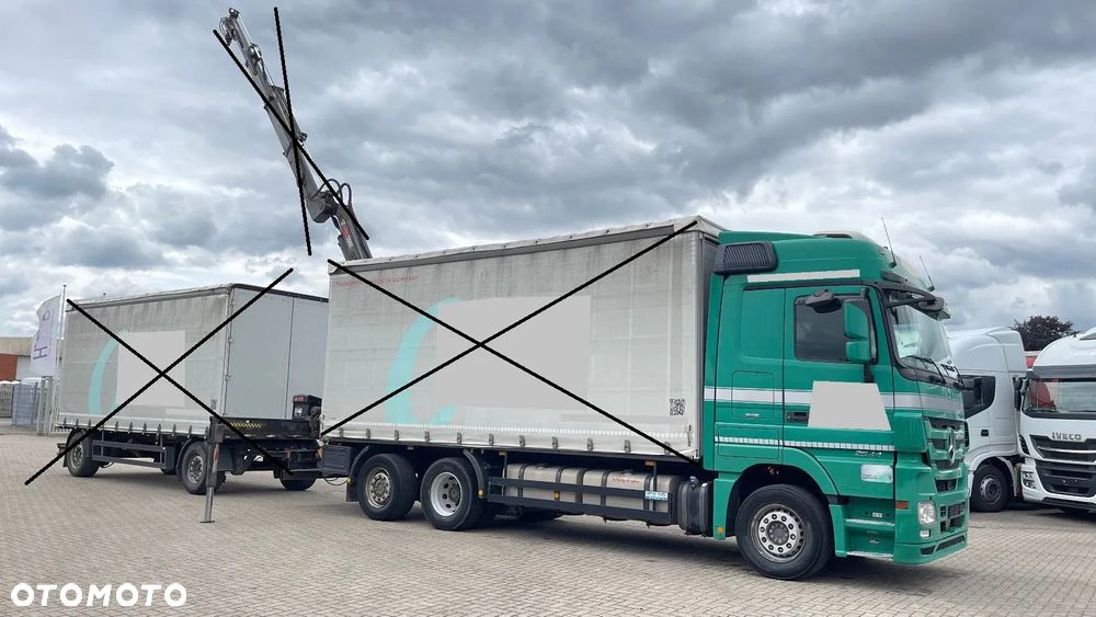 Mercedes-Benz ACTROS 25.44 ; MP3 * plandeka * do zabudowy * Germany * - 4