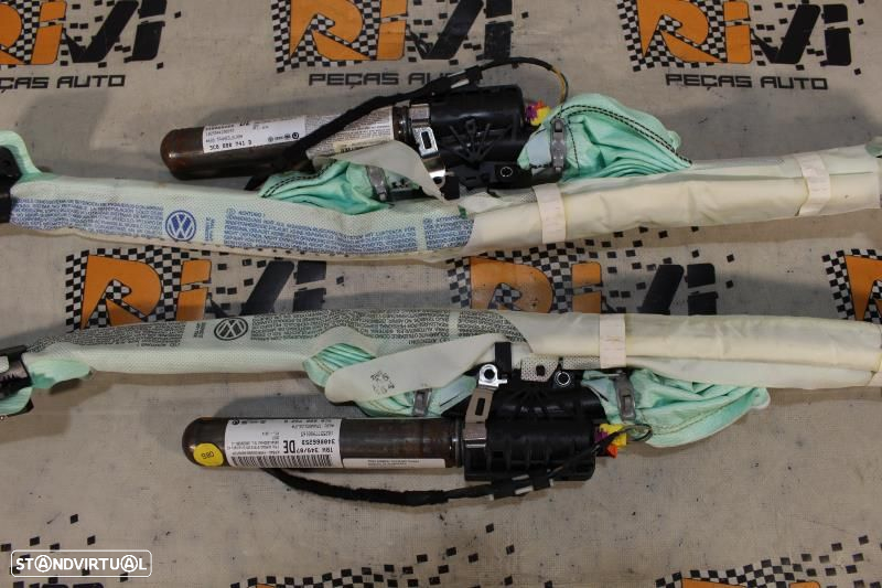 Airbags De Cortina Volkswagen Passat (3C2)  34006626D / 3C0880741d / 3 - 3
