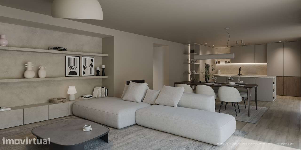 Apartamento T1 | Nova construção | Varanda | Garagem | Piscina | Ginás - Grande imagem: 3/30