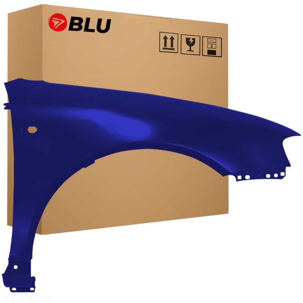 BLU Błotnik AUDI A3 8L LIFT LZ5L prawy niebieski 2000-2003 przód MingBlau - 1