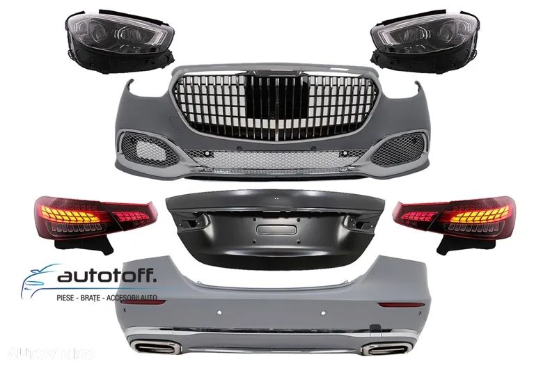 Pachet exterior Mercedes E-Class W213 (16-19) Conversie la Facelift MBH Design (2020+) - 1