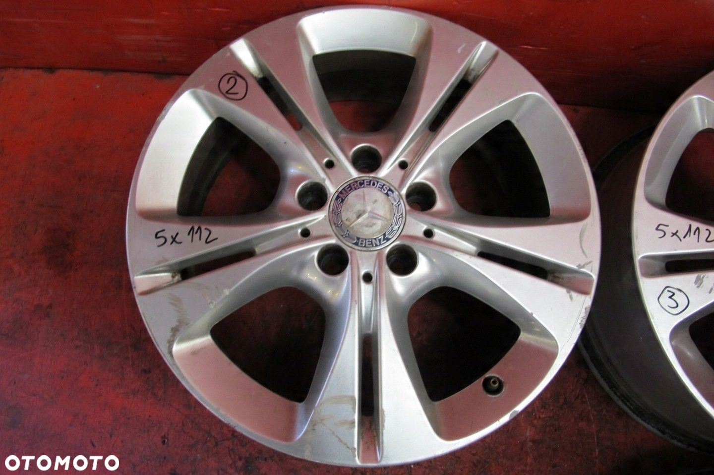 MERCEDES C-KLASA W204 W205 FELGI ALUMINIOWE 17 7J ET48.5 5x112 KOMPLET - 5