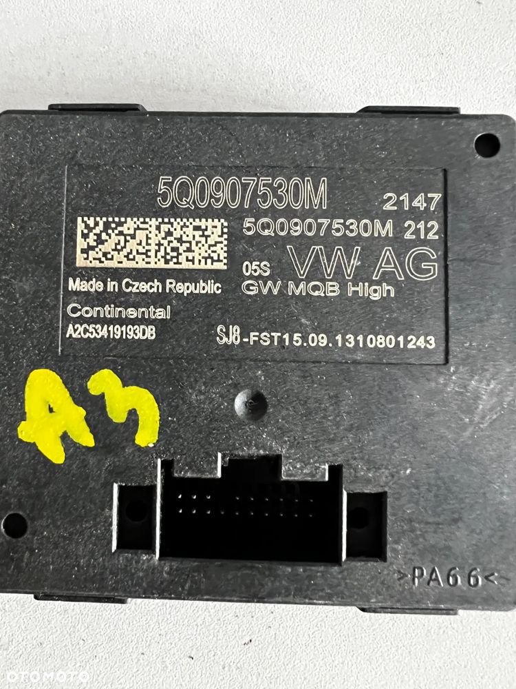 MODUŁ STEROWNIK GATEWAY MODUŁ STEROWNIK GATEWAY 3Q0907530B 3Q0907530G 5Q0907357 5Q0907357Q 5Q0907357M 5Q0907357AJ 5Q0907357L* - 4