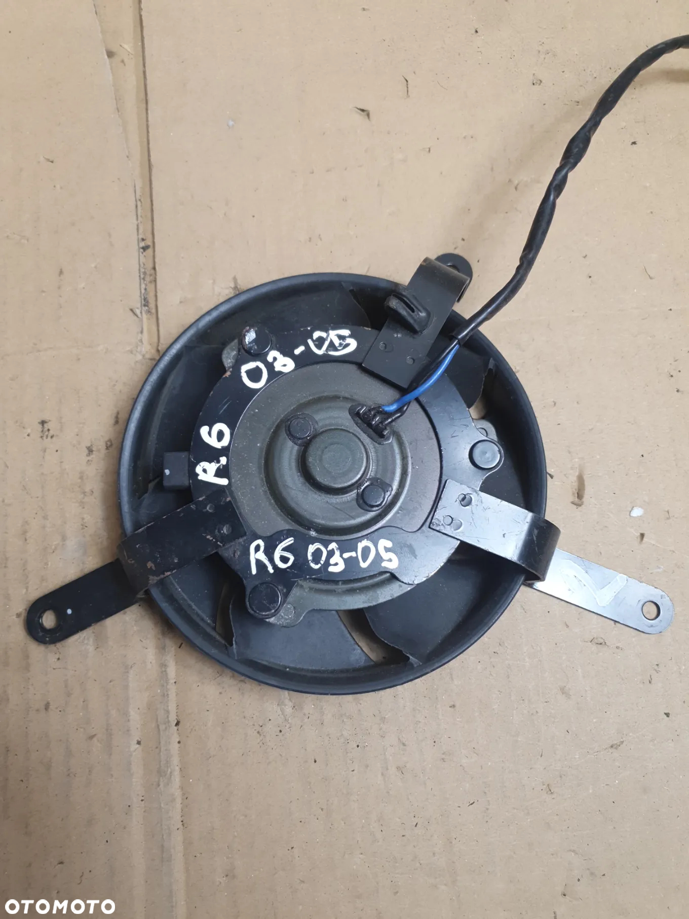 } Yamaha YZF-R6 600 RJ05 / RJ09 (2003 - 2004) Wentylator silniczek wentylatora chłodnicy - 5