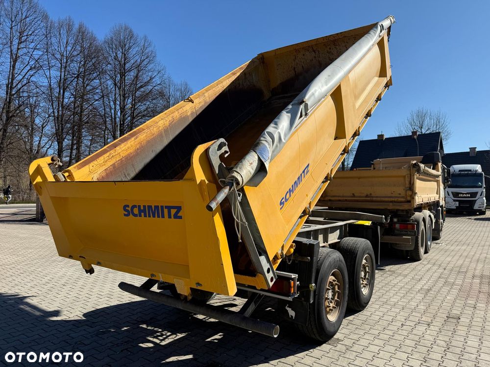 Schmitz Cargobull ZKI 18 przyczepa wywrotka tandem, plandeka, TOP! - 6