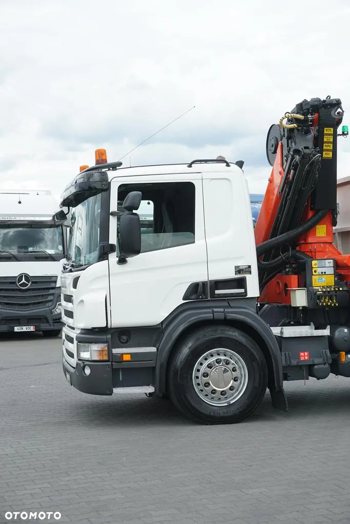 Scania / P 420  / 8 X 4 / TRIDEM / SKRZYNIOWY + HDS / PALFINGER PK 26002 /  WYS. 12 M / DŁ. 8 M - 31