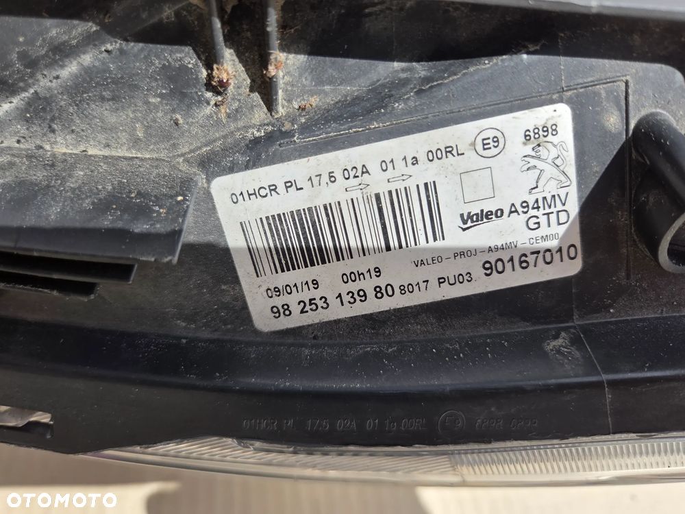 Lampa przednia lewa Peugeot 2008 I LIFT  9825313980 - 19