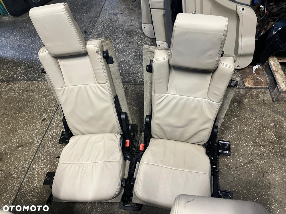 Siedzenia fotele kanapa 3 rzędy na 7 osób komplet skórzane skóra Land Rover Discovery 4 IV L319 - 2