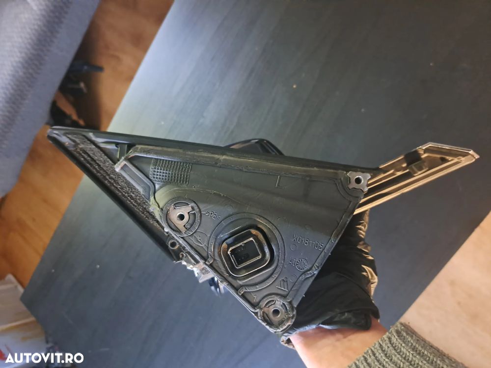 Oglinda retrovizoare exterioara stanga electrica fara sticla negru cu chrome Originala BMW G11+LCI G12+LCI 2016-2022 - 5