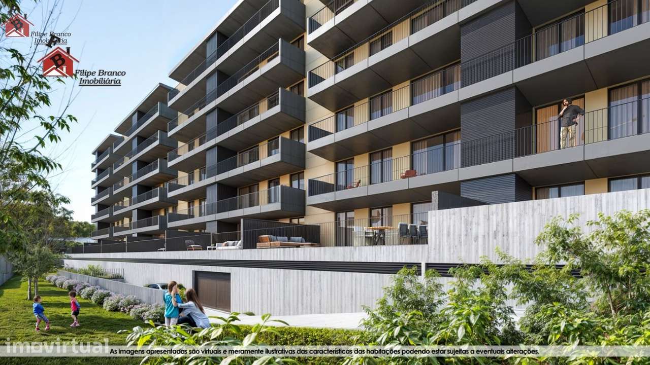 EXCEPCIONAL T2 NOVO ÓTIMOS ACABAMENTOS E VISTA MAR SANTA MARINHA, GAI - Grande imagem: 4/24