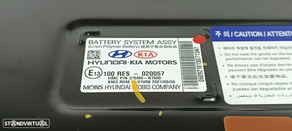 BATERIA DO SISTEMA HÍBRIDO HYUNDAI TUCSON STYLE 2WD - 3