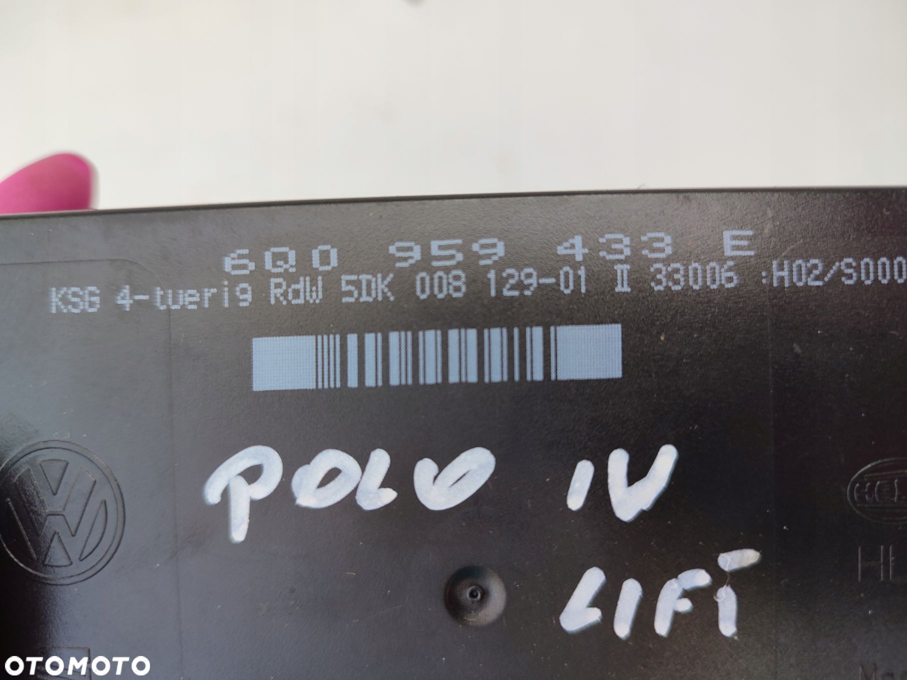 Moduł komfortu VW POLO IV 9N LIFT 6Q0959433E EUROPA - 3