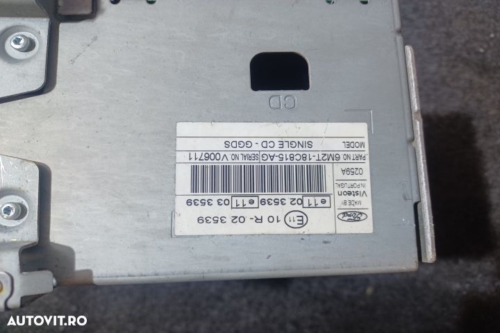 Radio cd 6M2T-18C815-AG 6M2T18C815AG Ford C-Max 1 [2003 - 2007] Miniv - 4