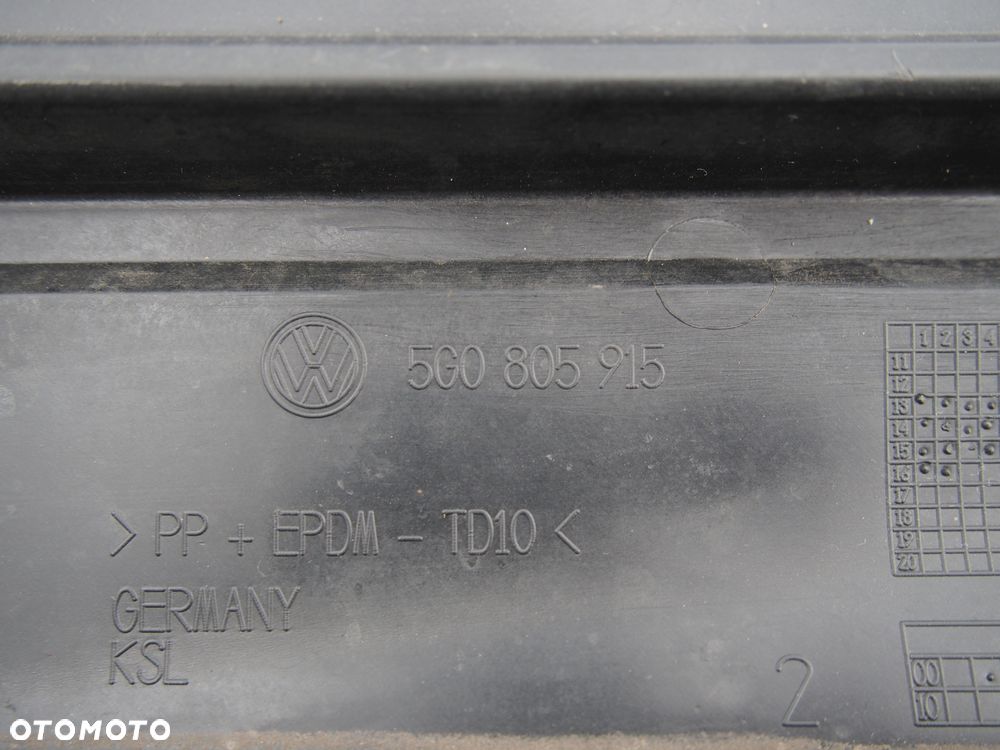 Volkswagen Golf 7 VII GTI Spoiler zderzak przod przedni VW - 3