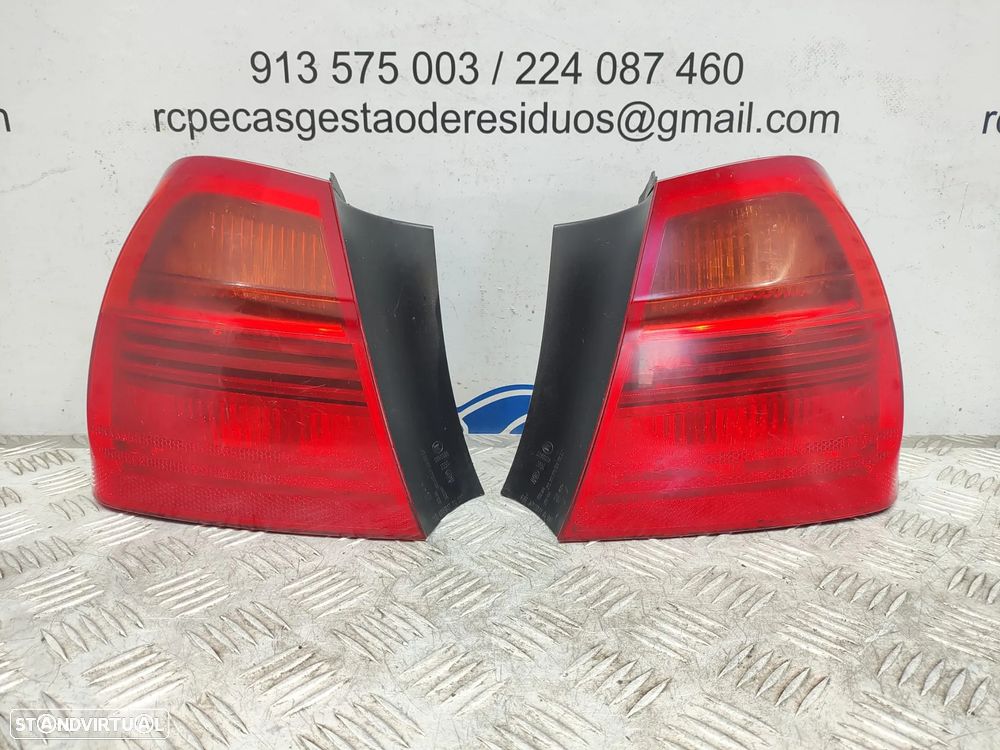 Farolins traseiros trás direito esquerdo originais BMW Serie 3 E90 Sedan Carro Pré LCI de 2004 a 2008 - 2