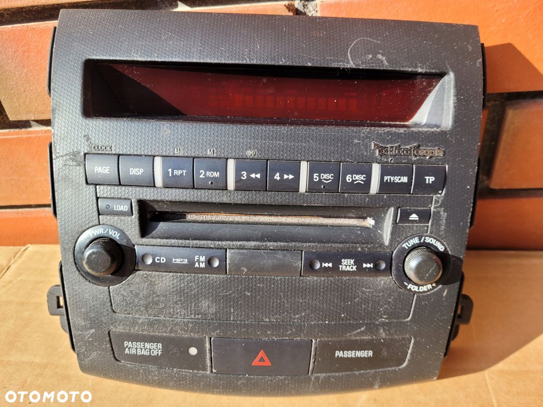 Radio panel wyświetlacz rockford Mitsubishi OE 8002A539XA - 1