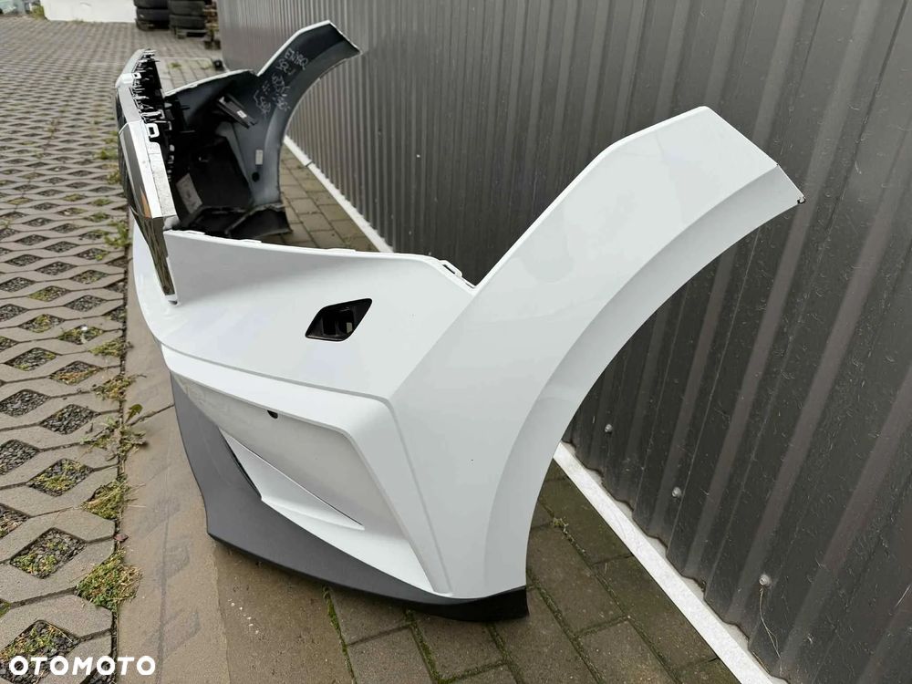 Skoda Enyaq Zderzak Przód przedni komplet Grill spryski 4xPDC LS9R 2020-25r - 3