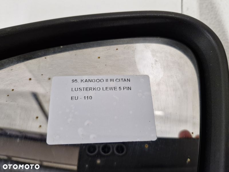 RENAULT KANGOO II 2 III 3 LUSTERKO DRZWI LEWE 5 PIN EU EUROPA - 5
