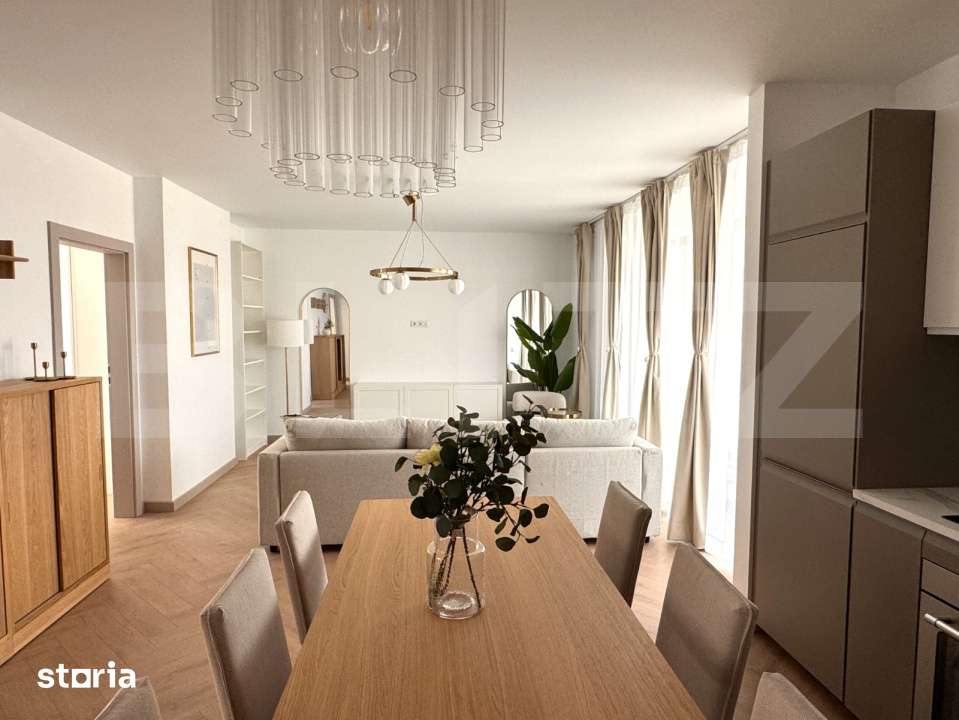 PENTHOUSE Exclusivist, mobilat, 3 camere, 2 terase panoramice, zona Li — fotografia 2