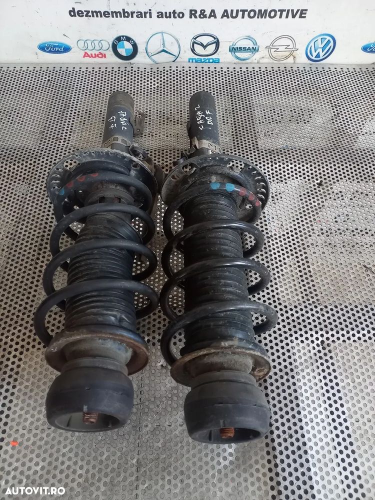 Ansamblu Telescop Arc Flansa Stanga Dreapta Fata Audi A2 Skoda Fabia 2 Roomster Praktik - 4