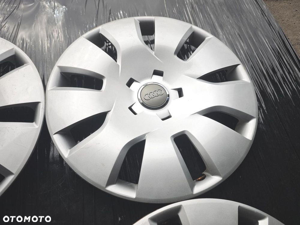 4x kołpak kołpaki kołpaczki oryginalne Audi 16 16" cali 8k0601147 - 3