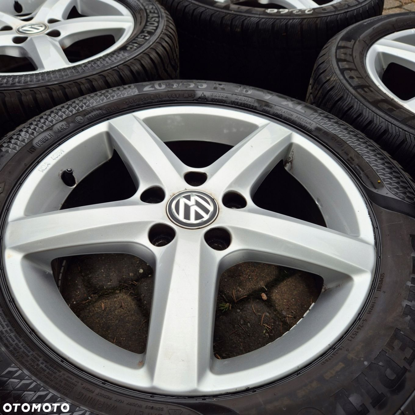 KOŁA ZIMACAŁOROCZNE 205/55 R16 VW GOLF CADDY TOURAN JETTA SHARAN PASSAT - 7