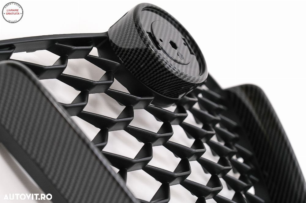 Grila Centrala Alfa Romeo Giulia 952 (2016-2021) Carbon Look- livrare gratuita - 5