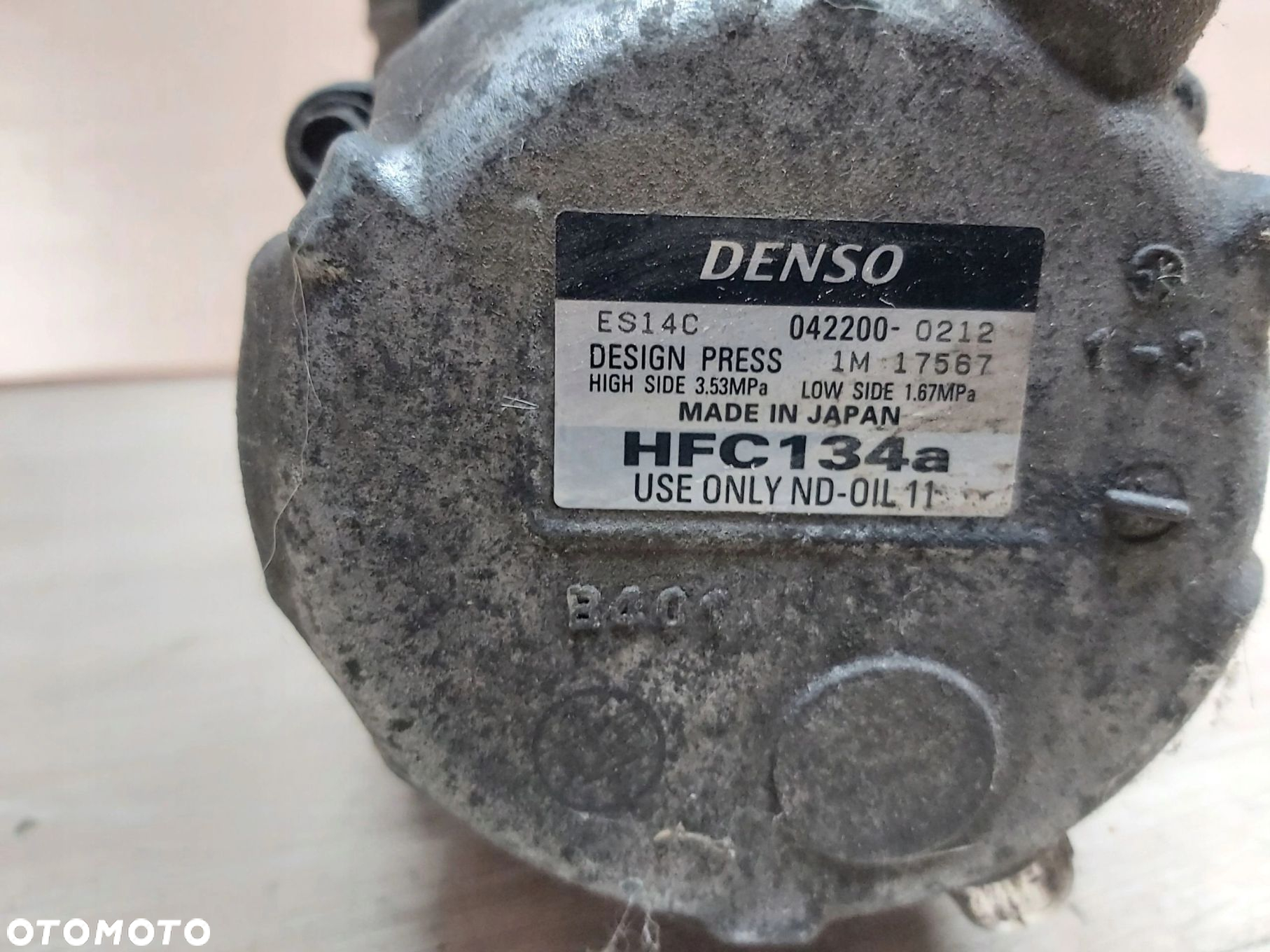 Toyota Prius III sprężarka klimatyzacji kompresor 042200-0212 - 3