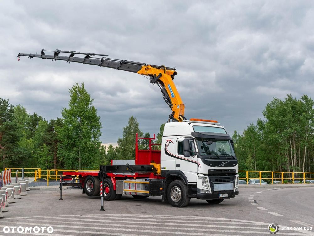 Volvo FM 450 6x2 EFFER 395/8S HDS Żuraw Wciągarka - 4