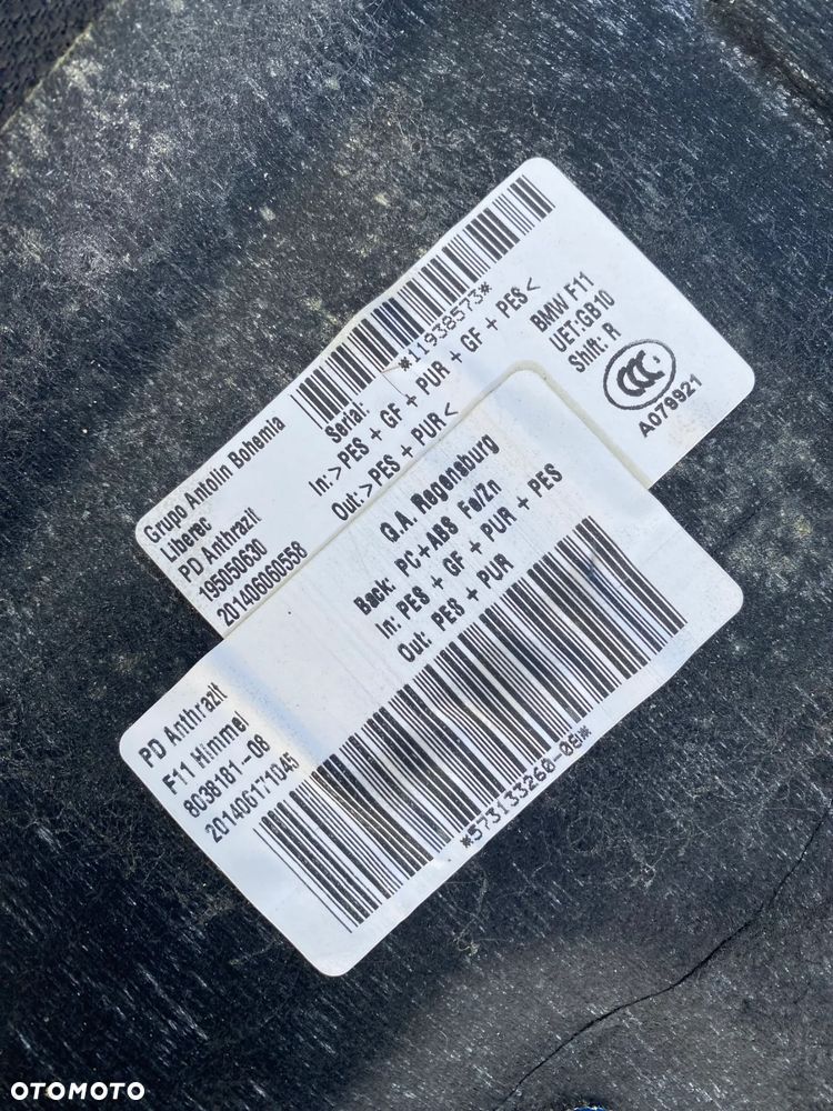 BMW F11 PODSUFITKA PANORAMA CZARNA M-PAKIET - 7