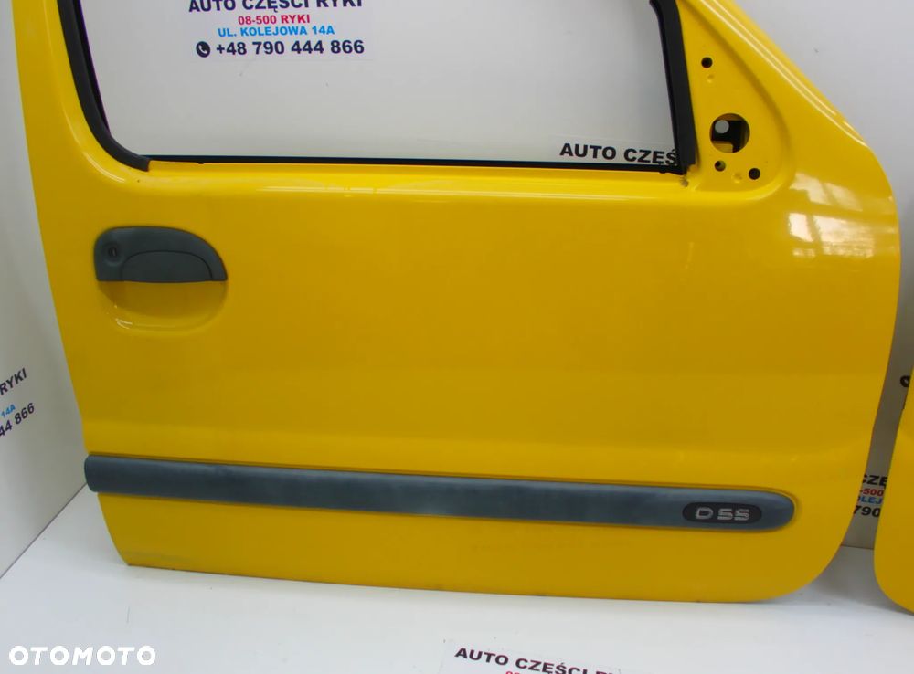 Renault kangoo I Drzwi prawe lewe żółte - 6