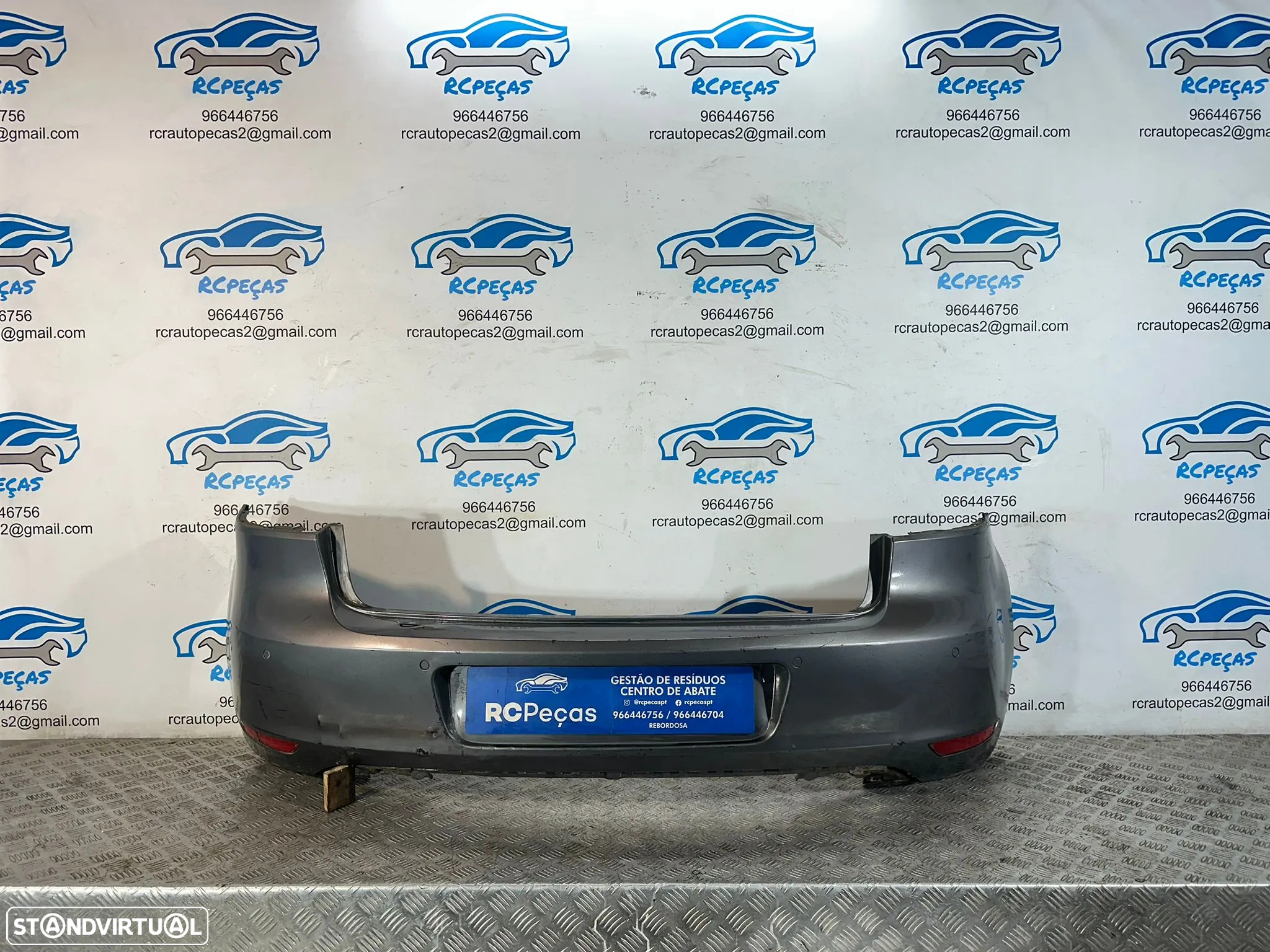 .Parachoques Traseiro VW Volkswagen Golf 6 5 Portas Original 5k6807421 2008 a 2013 - 5