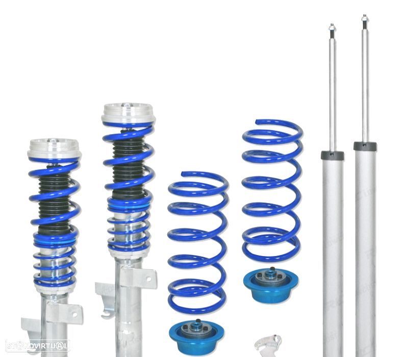 KIT SUSPENSÃO REGULÁVEL BLUE LINE VOLVO S40 04-10 - 1