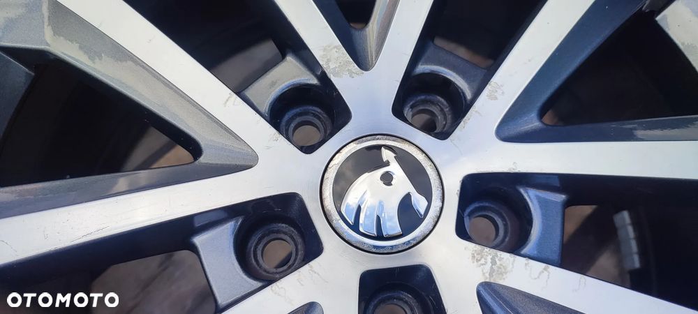 Felgi Aluminiowe Oryg. Skoda Octavia III 17 Cali 5x112 7Jx17 Et49 Ø57,1mm Grafit+Polerka Starogard Gdański Wysyłka !!! - 12