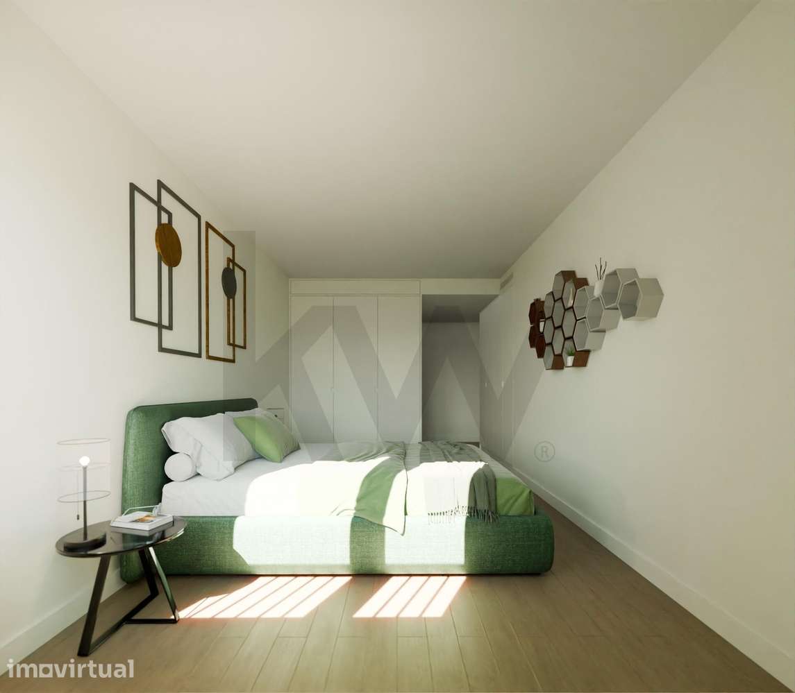 T2 com varanda e  vista rio Rio em Marvila | 1 Suite | Empreendimento - Grande imagem: 4/29
