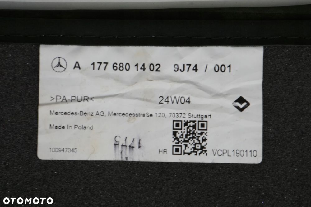 MERCEDES W177 AMG DYWANIKI WYCIERACZKI WELUROWE A1776801402 - 7