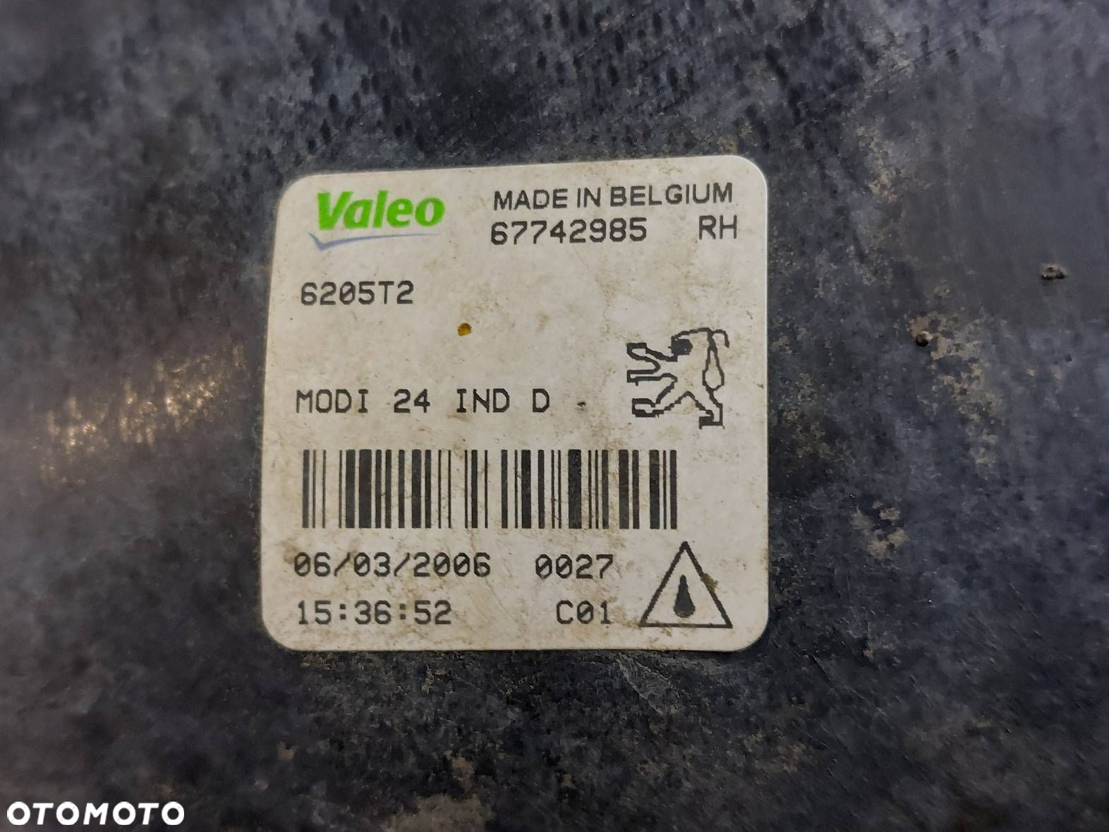 HALOGEN LEWY + PRAWY PRZÓD KOMPLET PEUGEOT 206 I 67742985 67742975 - 5
