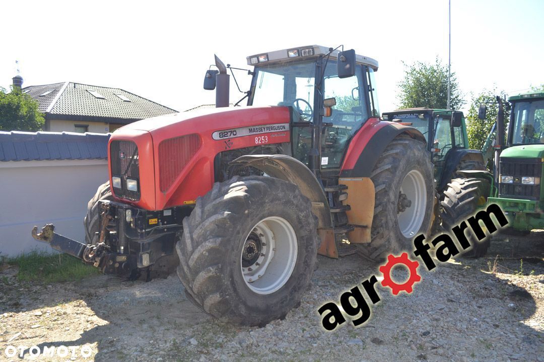 Massey ferguson części używane 8270 8280 xtra silnik skrzynia zwolnica układ planetarny most oś - 1