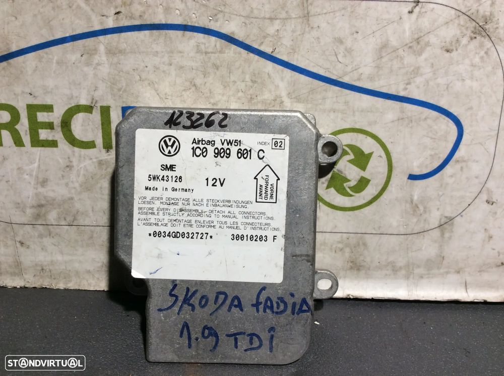 Centralina de airbag Skoda Fabia - 1