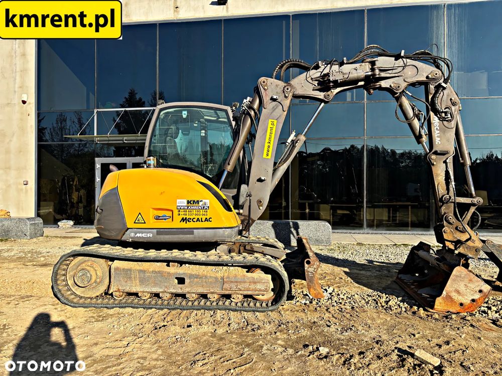 Mecalac 8 MCR MINI-KOPARKA 2016R. | 6 MCR JCB 8055 8080 KUBOTA KX KOMATSU PC88 - 4