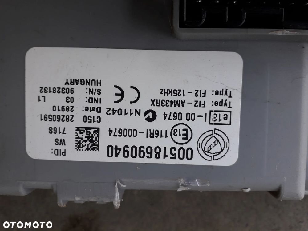 moduł sterownik BSI panel bezpieczników 00518690940 Grande Punto Evo 1.2 - 3