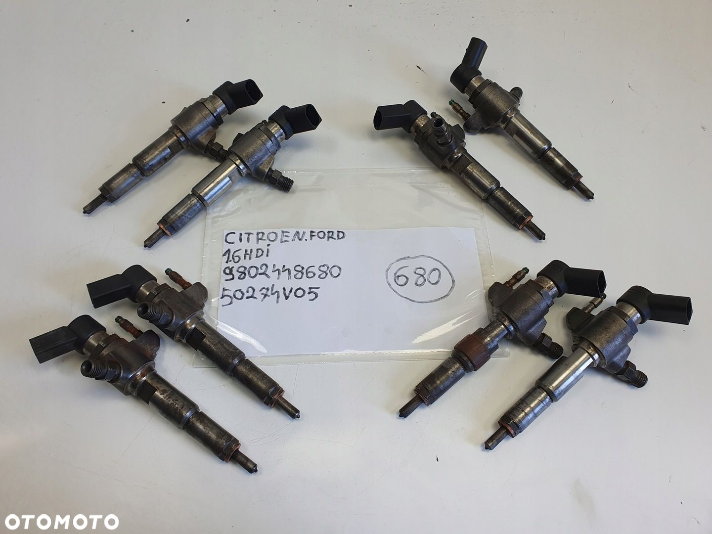 Volvo Peugeot Citroen Mazda 1.6 HDI D WTRYSKIWACZ wtrysk 9802448680 - 3