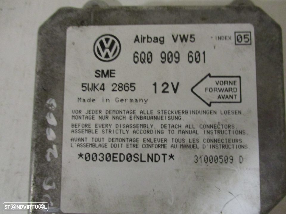 Centralina Airbag VW Volkswagen Lupo - 3