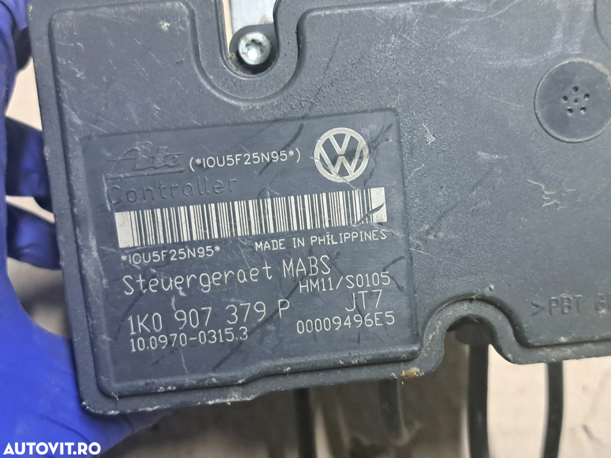 Modul unitate pompa ABS originala Skoda Octavia 2 Seat Altea VW Golf 5 Jetta 3,5 Seat Leon VW Touran Caddy - 2