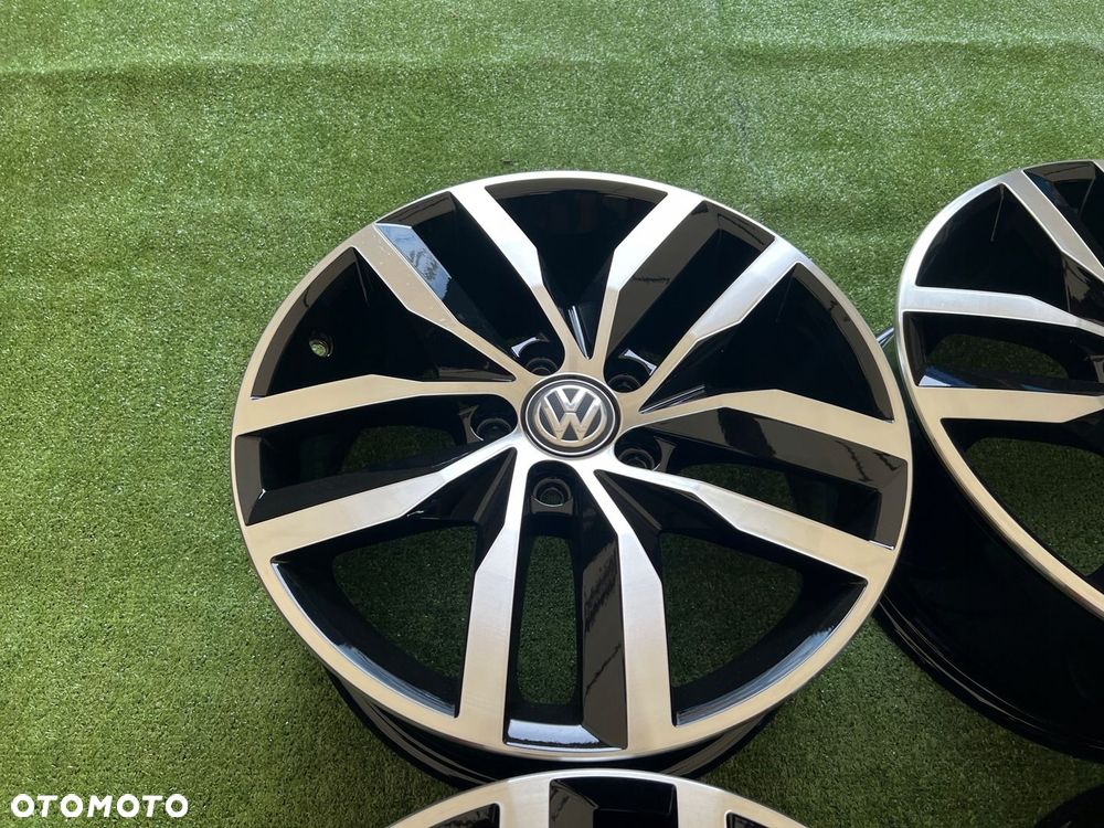 KOMPLET FELG FELGI ALU VW VOLKSWAGEN 5G0 GOLF TOURAN PASSAT 17 ORYGINALNE - 6