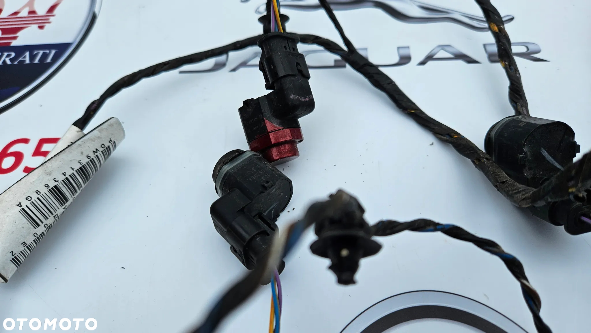 Jaguar XJ 351 2010-2015 Instalacja zderzaka przedniego 10 PIN  Wiązka PDC 4x PDC Antena 2X Przewód DW93-14369-GA  KOLOR CAJ - 5